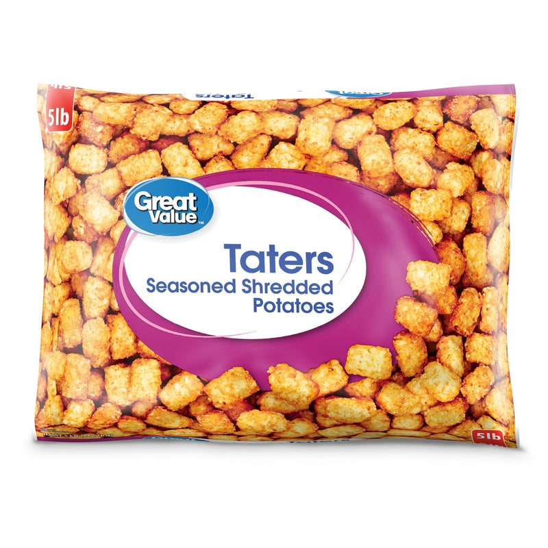 Great Value Tater Tots, 80 oz — package