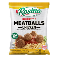 Rosina Chicken Meatballs, 22 oz Bag (Frozen) — package