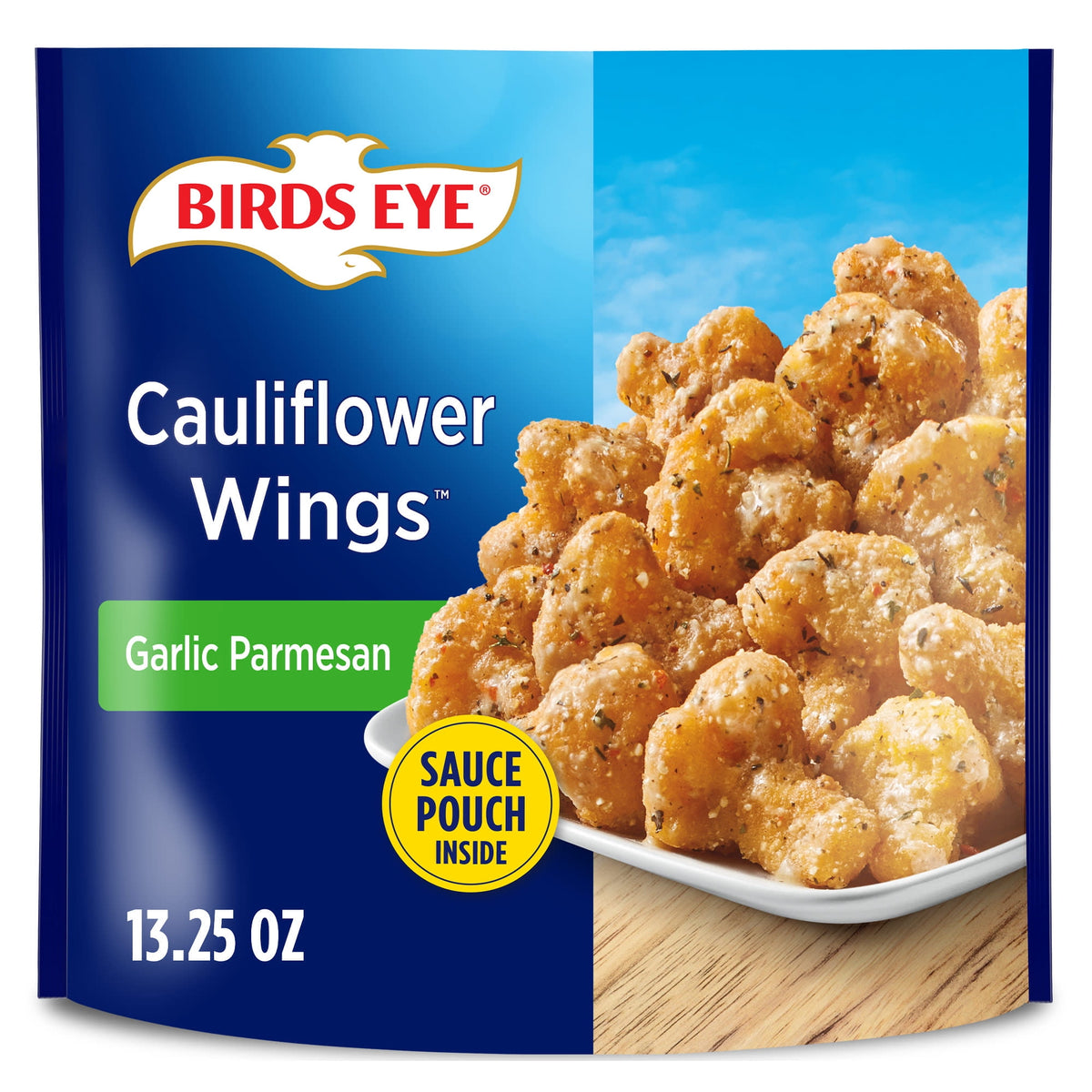 Birds Eye Frozen Cauliflower Wings Garlic Parmesan, 13.25 oz