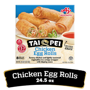 Tai Pei Frozen Chicken Egg Rolls, 24.5 oz