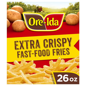 Ore-Ida Frozen French Fried Potatoes Extra Crispy Fast Food Fries, 26 oz, 1 ct