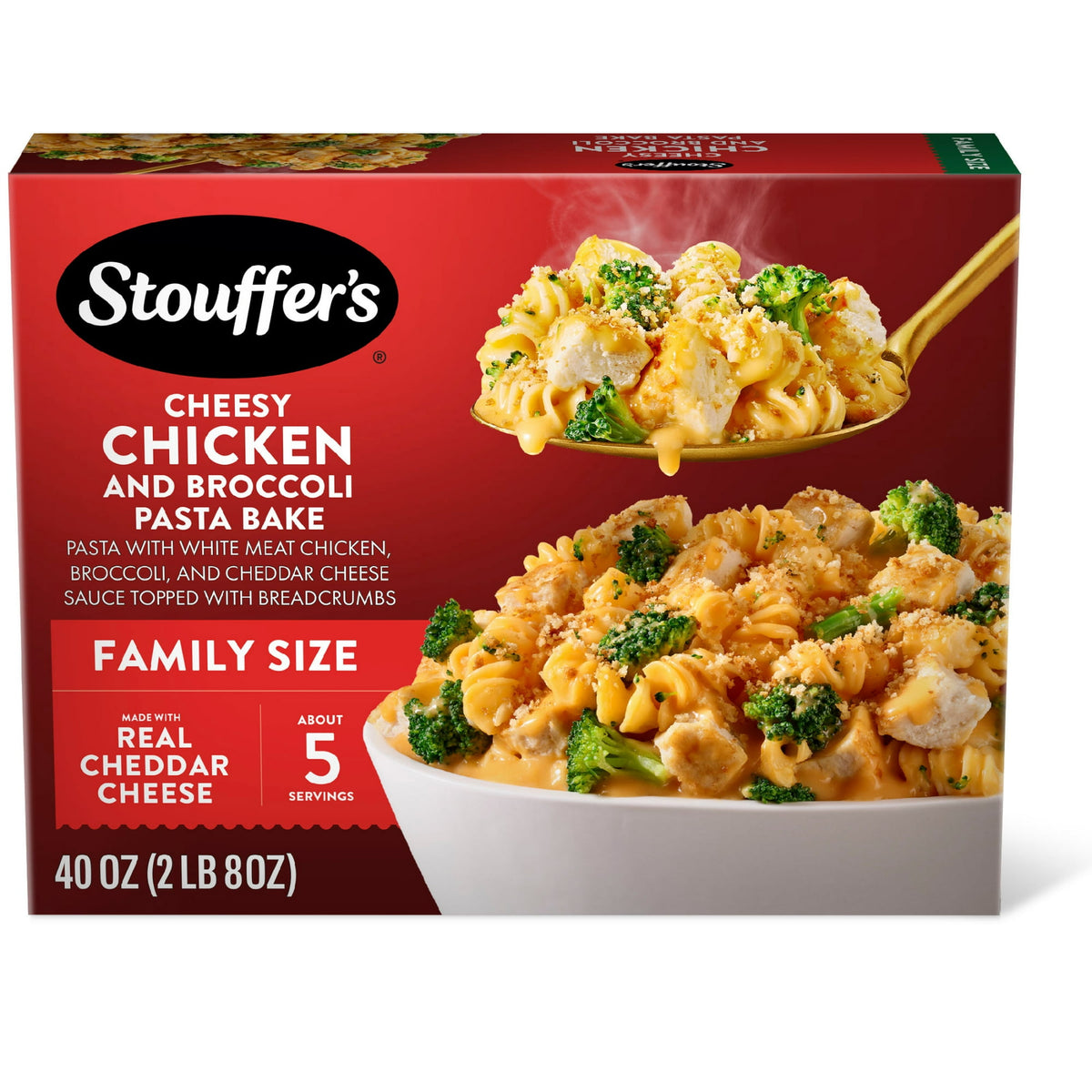 Stouffer's Frozen Cheesy Chicken and Broccoli Pasta Bake Family Size, 40 oz