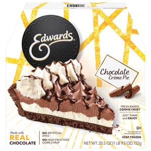 Edwards Frozen Chocolate Crème Dessert Pie, 25.5 oz