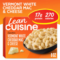 Lean Cuisine Vermont White Cheddar Mac & Cheese, Frozen Meal, 8 oz — package
