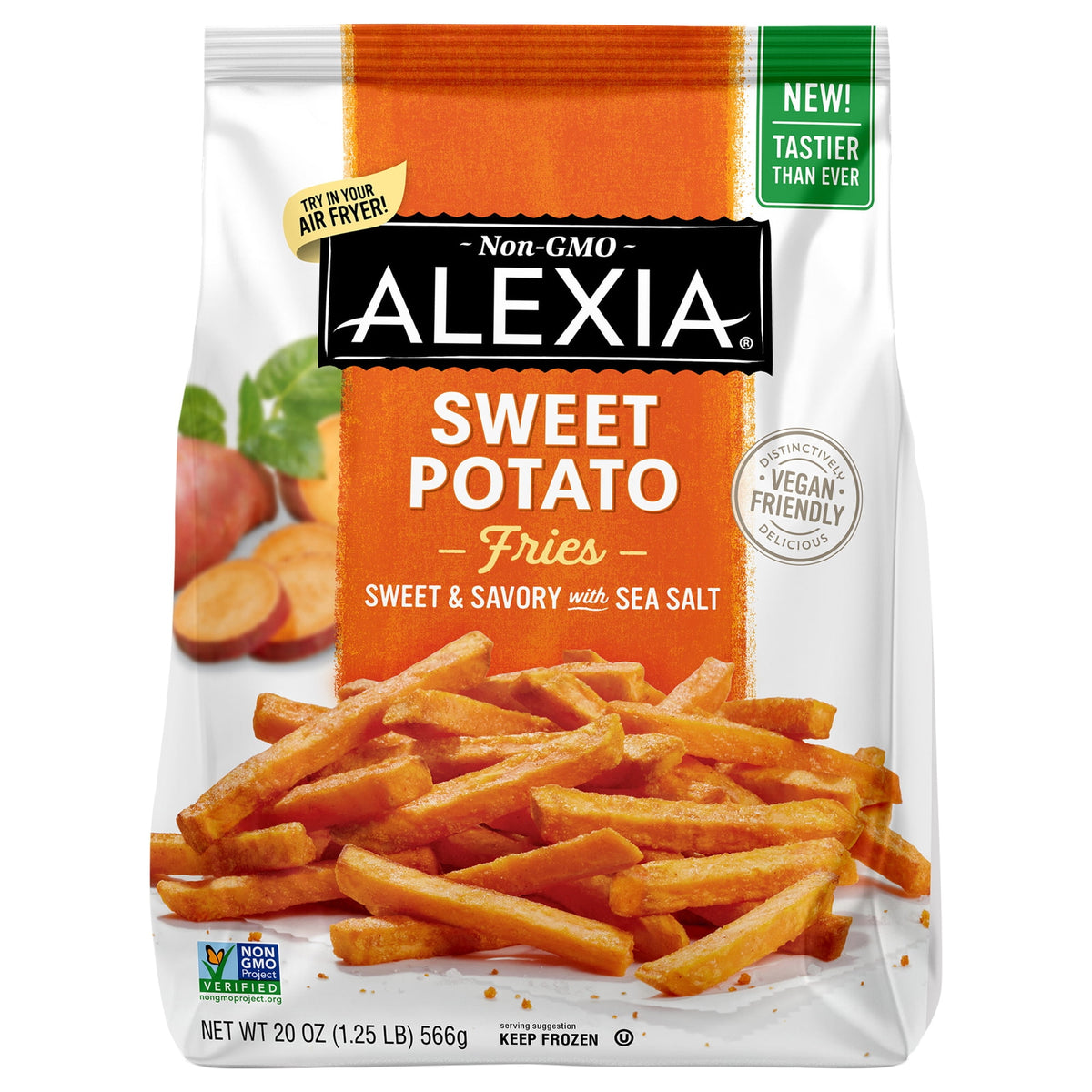 Alexia Frozen Sweet Potato Fries Sweet & Savory with Sea Salt, 20 oz