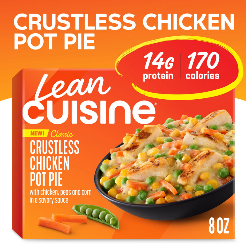 Lean Cuisine Crustless Chicken Pot Pie, Frozen Lunch or Dinner, Frozen Meals 8 oz — package