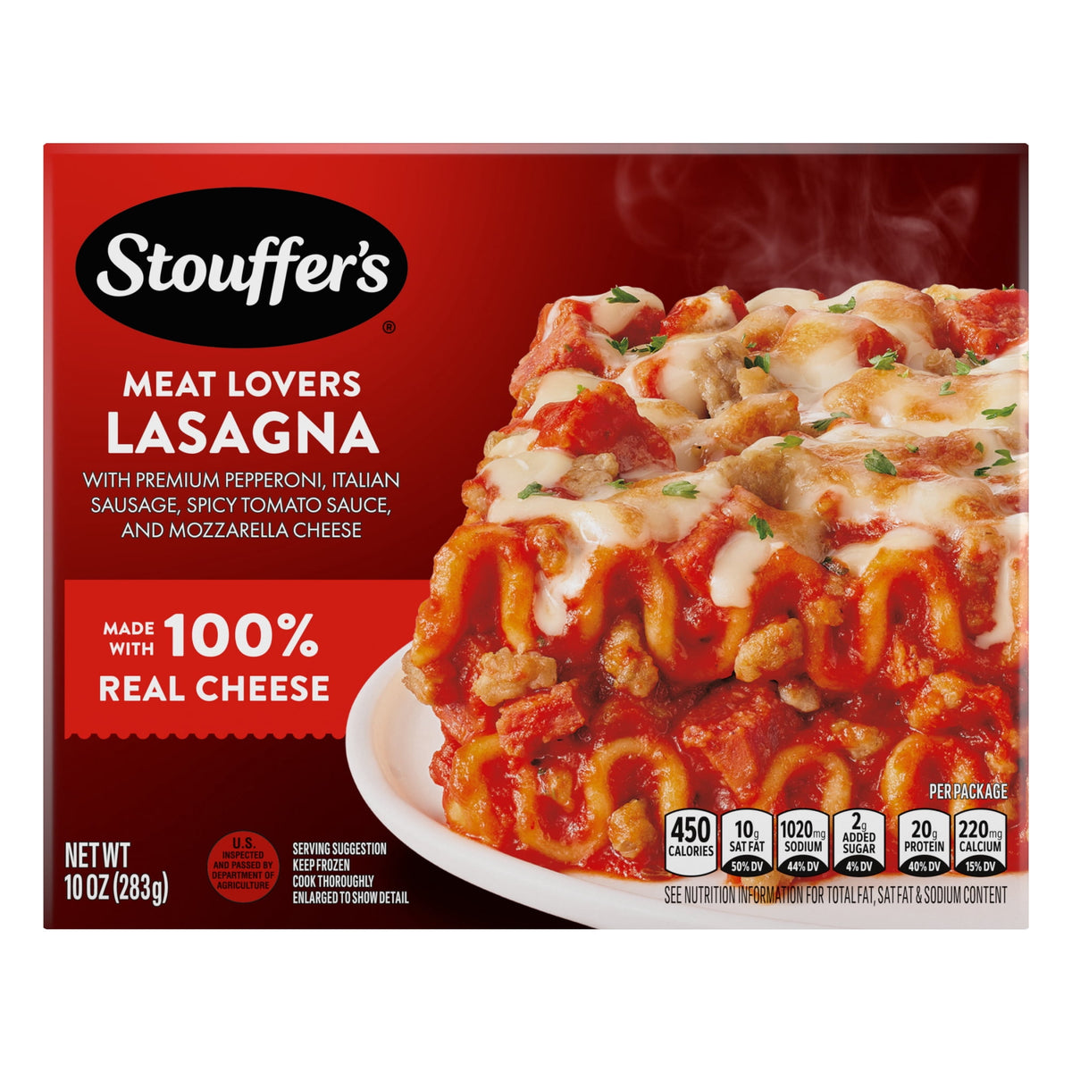 Stouffer's Frozen Meat Lovers Lasagna, 10 oz