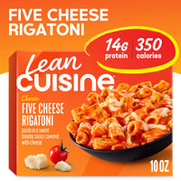 Lean Cuisine Five Cheese Rigatoni, Frozen Meal, 10 oz — package