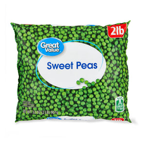 Great Value Frozen Sweet Peas, 32 oz