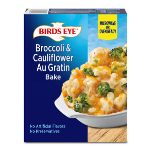 Birds Eye Frozen Broccoli & Cauliflower Au Gratin Bake, 13 oz