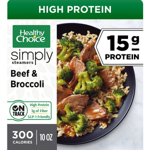 Healthy Choice Frozen Simply Steamers Beef & Broccoli, 10 oz