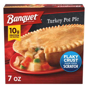 Banquet Frozen Turkey Pot Pie, 7 oz