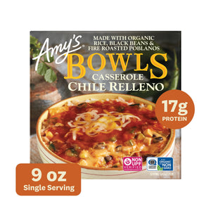 Amy's Kitchen Frozen Chile Relleno Casserole Bowl, 9 oz