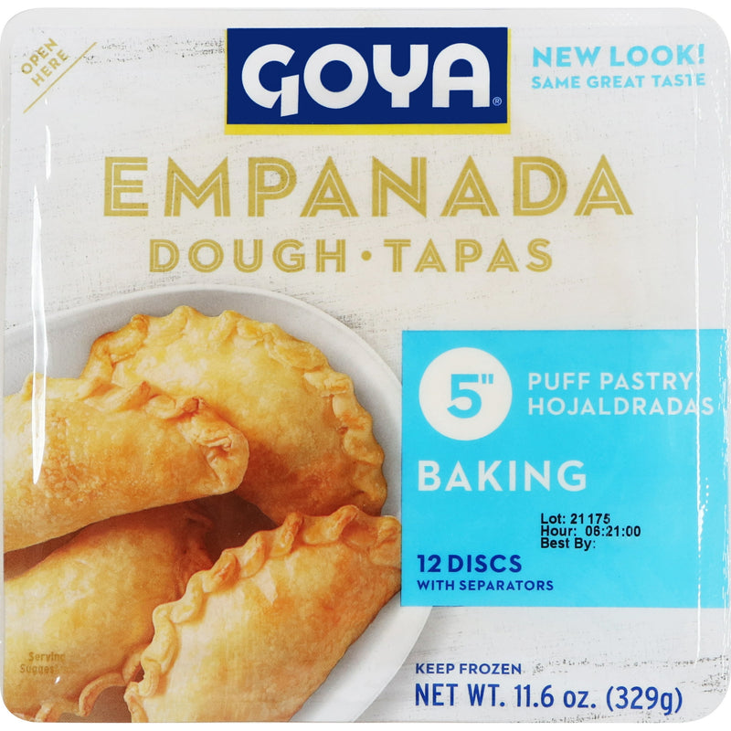 GOYA Puff Pastry Dough For Turnovers, 12 Ct, 11.60 oz — package