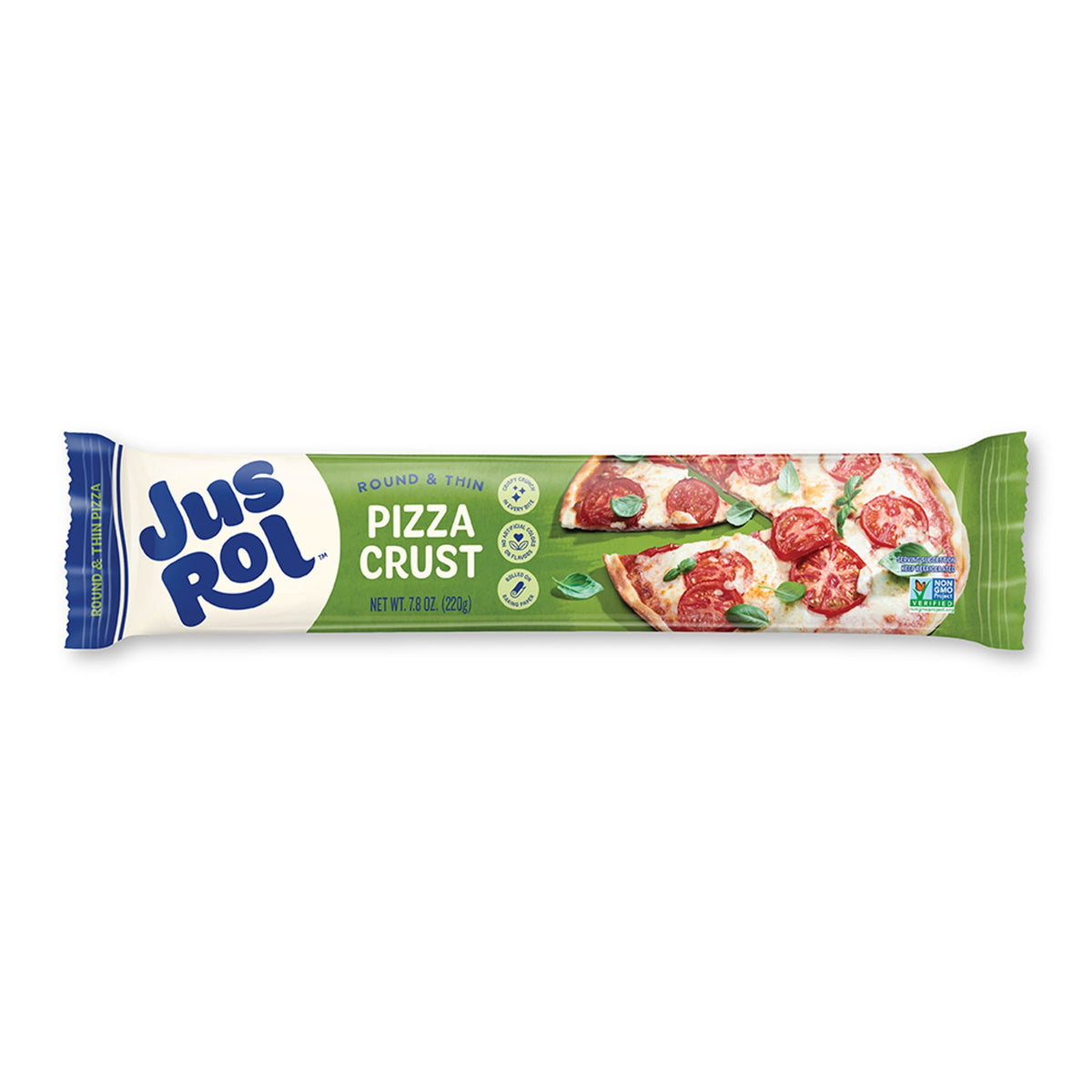 Jus-Rol Refrigerated Round & Thin Pizza Crust, 7.9 oz
