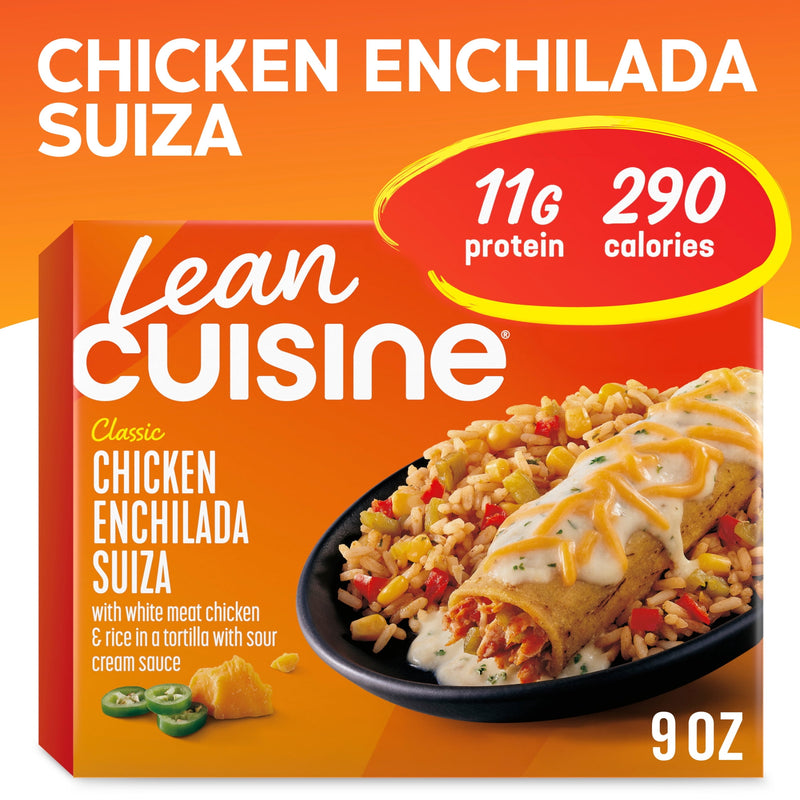 Lean Cuisine Chicken Enchilada Suiza, Frozen Meal, 9 oz — package