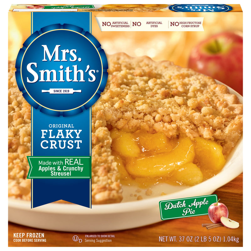 Mrs. Smith's Frozen Original Flaky Crust Dutch Apple Pie, 37.01 oz — package