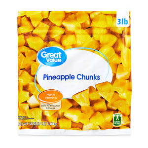 Great Value Frozen Pineapple Chunks, 48 oz