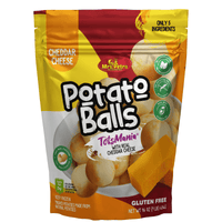 Mrs. Petra TotsMania Cheddar Cheese Potato Balls, Frozen Potatoes, 16 oz Bag — package