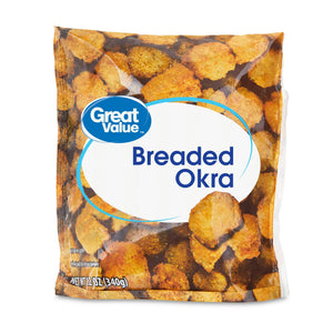Great Value Frozen Breaded Okra, 12 oz