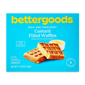 bettergoods Frozen Custard Filled Waffles, 11.29 oz, 4 ct
