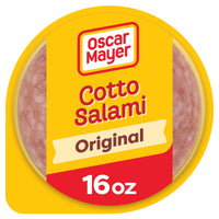 Oscar Mayer Cotto Salami Sliced Lunch Meat, for Sandwiches and Easy Lunches, Quality Meat, No Fillers, 16 oz — package
