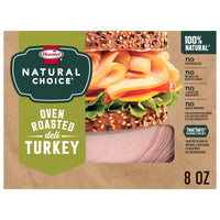 Hormel Natural Choice Oven Roasted Turkey Deli Lunchmeat, 8 oz Resealable Package — package