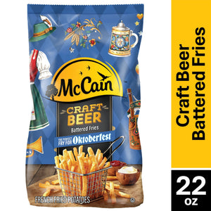 McCain Frozen Craft Beer Battered Fries, 22 oz