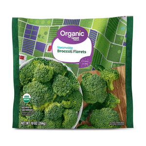 Unbranded Frozen Organic Broccoli Florets, 10 oz