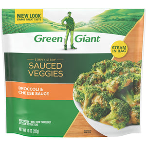Green Giant Frozen Simply Steam Broccoli & Cheese Sauce, 10 oz