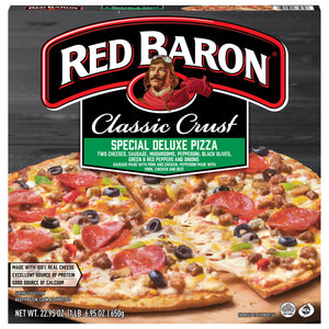 Red Baron Frozen Classic Crust Pizza Special Deluxe, 22.94 oz