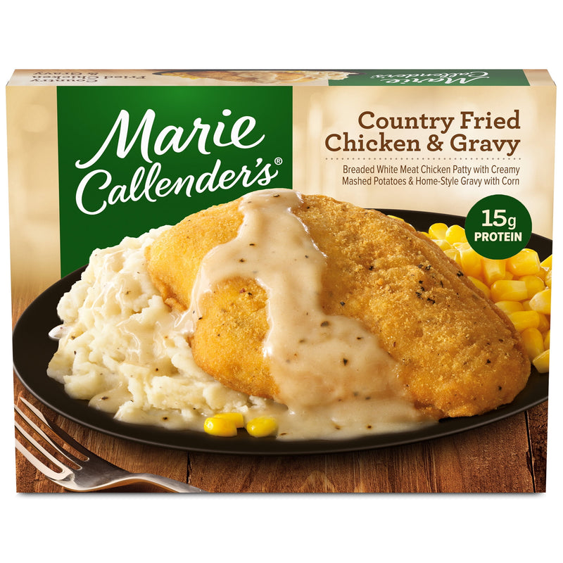Marie Callender's Country Fried Chicken and Gravy, Frozen Meal, 13.1 oz. — package
