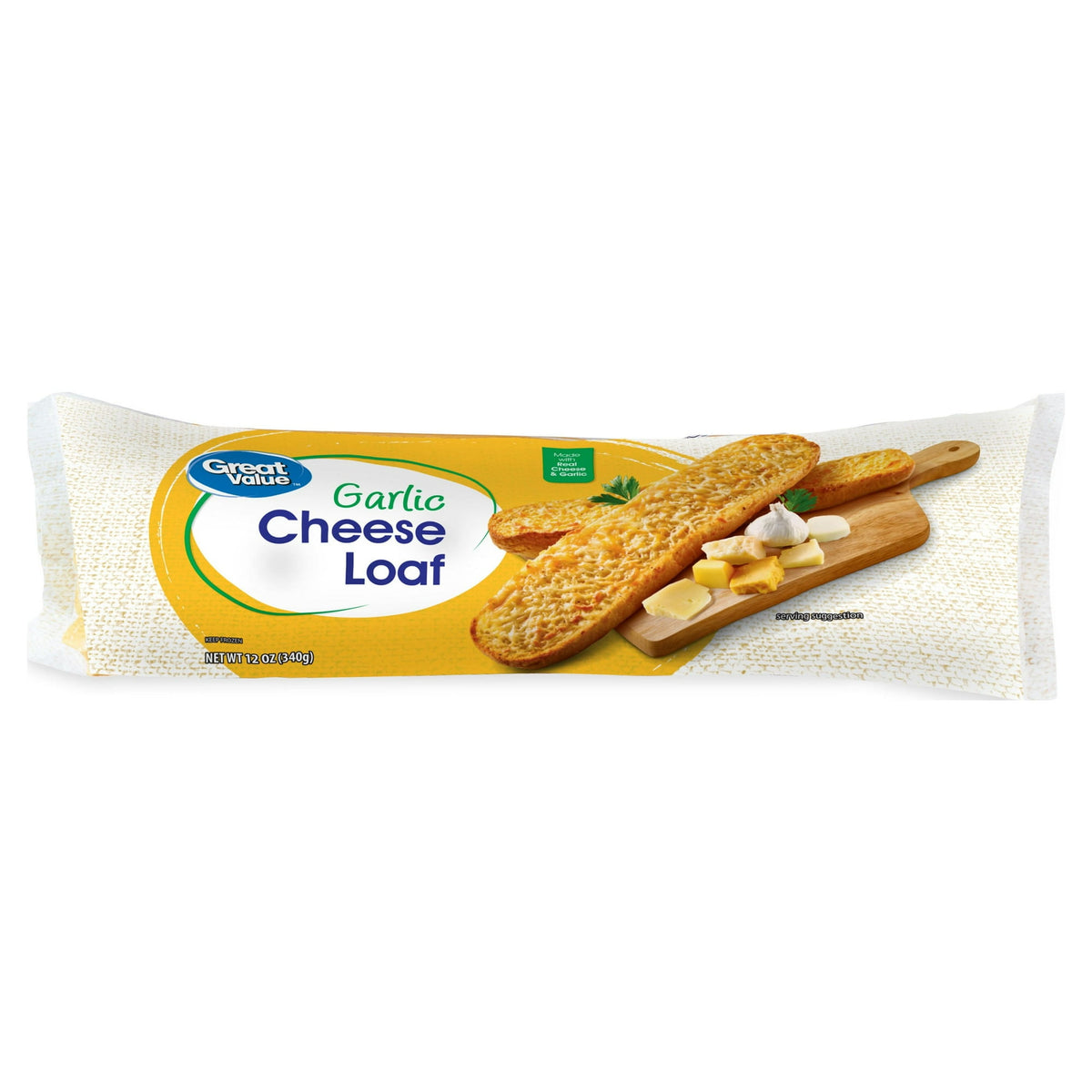 Great Value Frozen Garlic Cheese Loaf, 12 oz