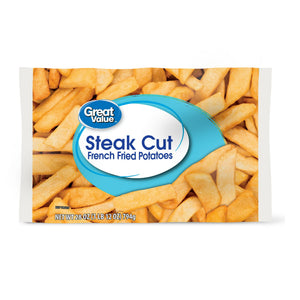 Great Value Frozen Steak Cut French Fried Potatoes, 28 oz