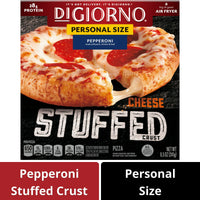 DiGiorno Frozen Personal Size Stuffed Crust Pepperoni Mini Pizza, 8.5 oz — package