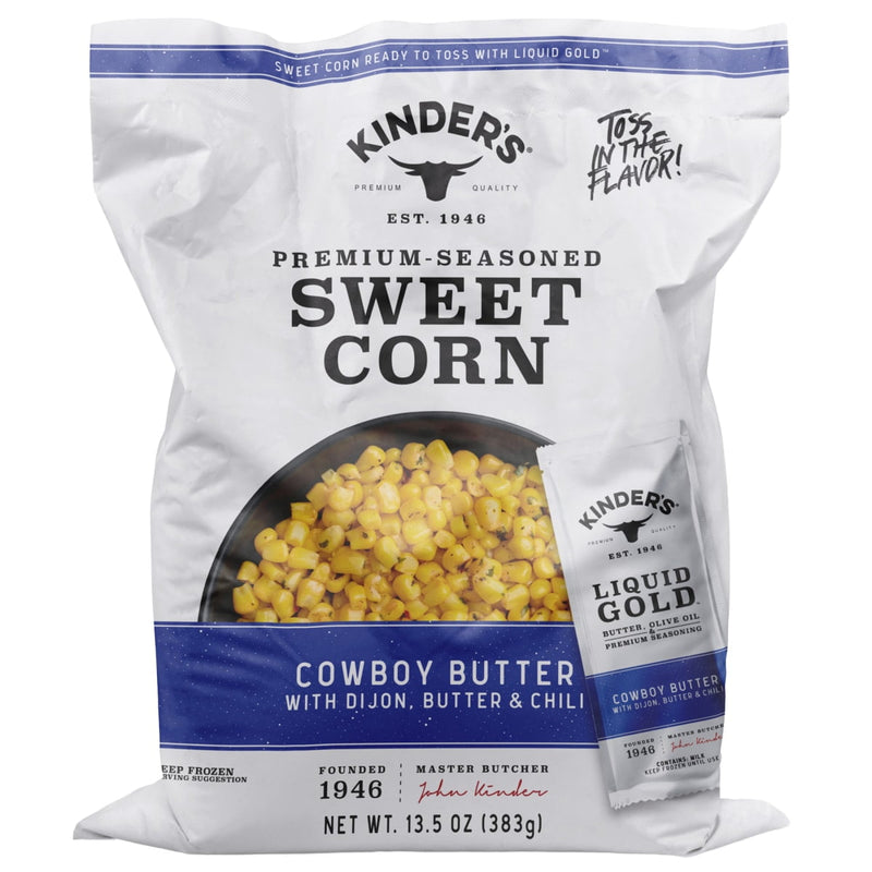 Kinder's Cowboy Butter Sweet Corn, 13.5 oz (Frozen) — package
