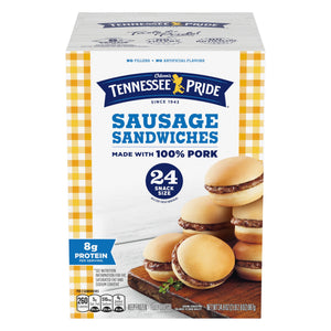 Odom's Tennessee Pride Frozen Sausage & Biscuits Snack Size, 34.8 oz, 24 ct