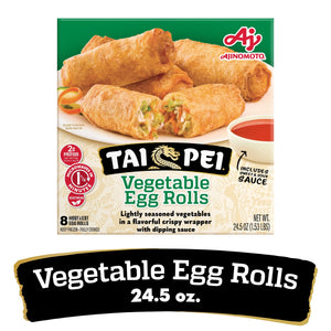 Tai Pei Frozen Vegetable Egg Rolls, 24.5 oz