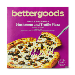 bettergoods Frozen Italian Wood-Fired Pizza Mushroom and Truffle, 15.73 oz