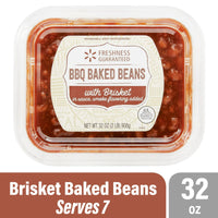 Freshness Guaranteed Baked Beans with Brisket, 32 oz Tub (Refrigerated) — package