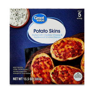 Great Value Frozen Potato Skins, 13.5 oz
