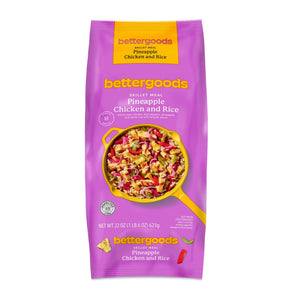 bettergoods Frozen Pineapple Chicken & Rice Skillet Meal, 22 oz