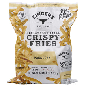 Kinder's Frozen Crispy Fries Parmesan Flavor, 18 oz