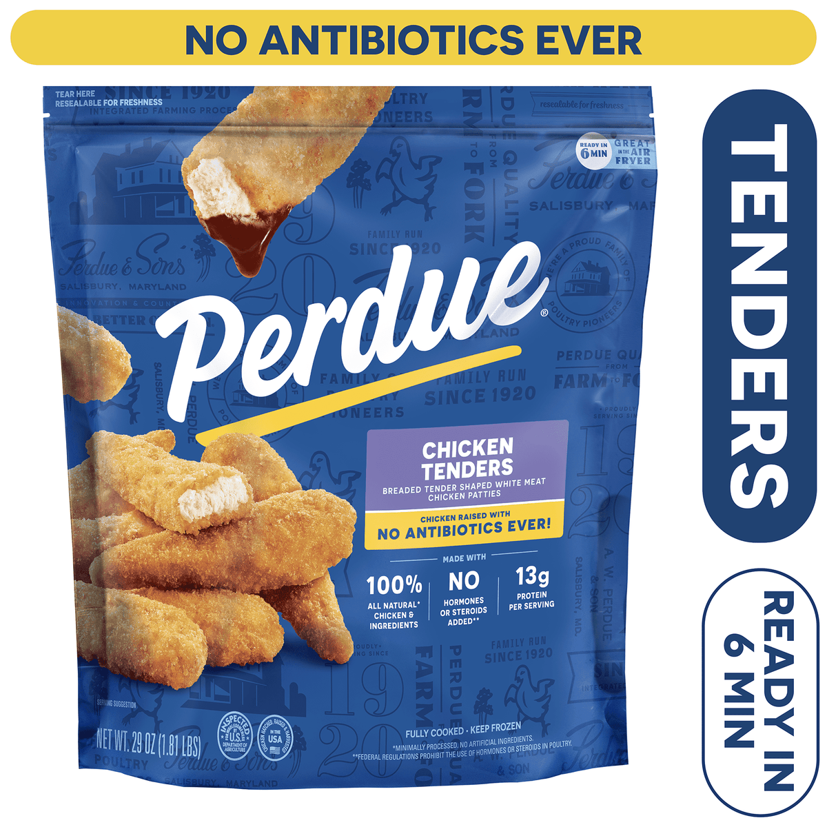 Perdue Frozen Breaded Chicken Breast Tenders, 29 oz