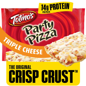 Totino's Frozen Party Pizza Triple Cheese, 9.800 oz