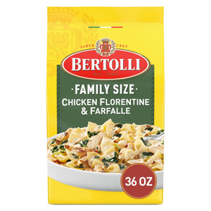 Bertolli Frozen Chicken Florentine & Farfalle Family Size, 36 oz