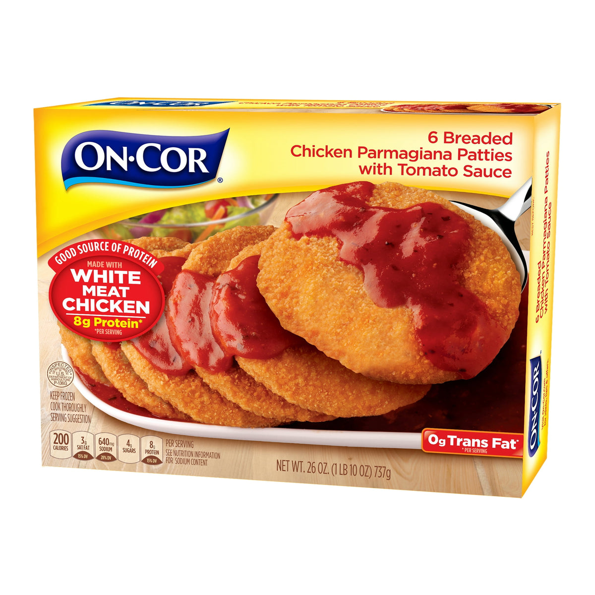 On-Cor Frozen Chicken Parmagiana with Tomato Sauce, 26 oz, 6 ct