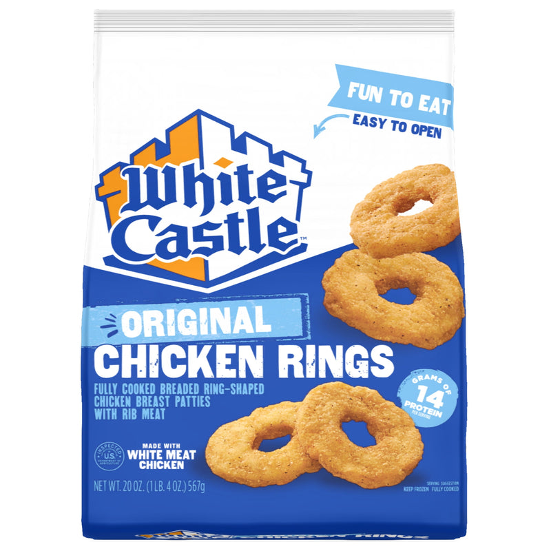 White Castle Original Chicken Rings 20oz Bag (Frozen Chicken) — package