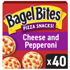 Bagel Bites Frozen Mini Pizza Bagels Cheese and Pepperoni, 31.1 oz, 40 ct