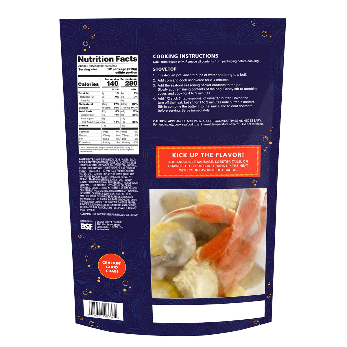 Sea Best Frozen Merman’s Revenge Seafood Boil, 32 oz